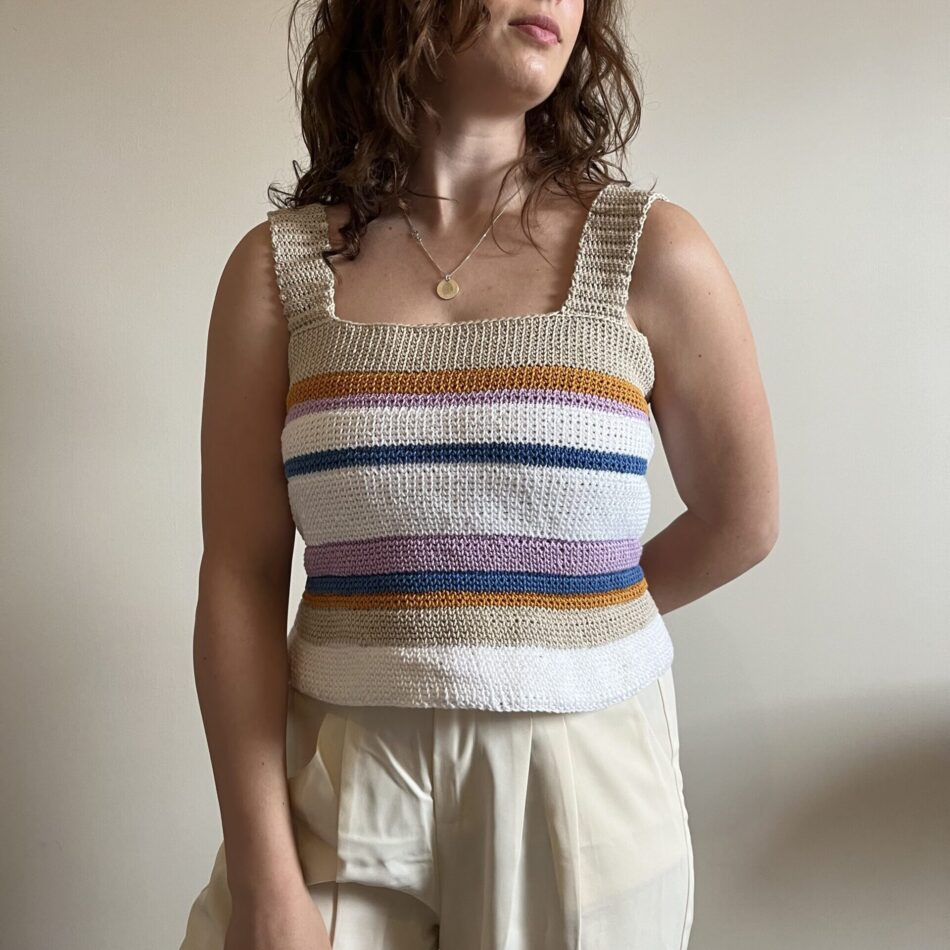 top, cropped top, haakpatroon, haken, haken zomer, nederlands haakpatroon, crochet pattern