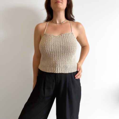 top, cropped top, haakpatroon, haken, haken zomer, nederlands haakpatroon, crochet pattern, makkelijk haakpatroon, structuursteek, leren haken, zomer haken