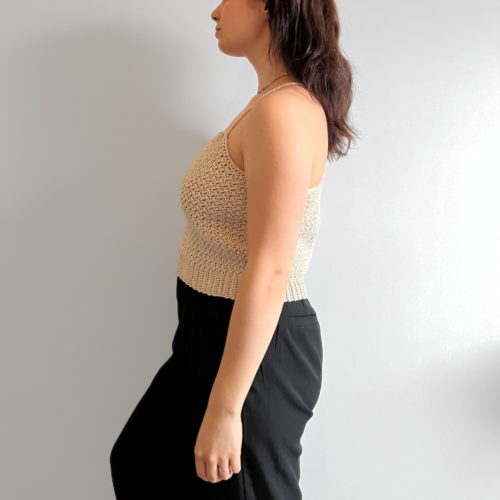 top, cropped top, haakpatroon, haken, haken zomer, nederlands haakpatroon, crochet pattern, makkelijk haakpatroon, structuursteek, leren haken, zomer haken