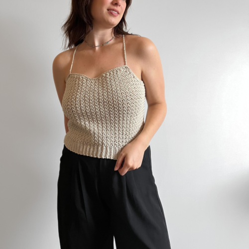 top, cropped top, haakpatroon, haken, haken zomer, nederlands haakpatroon, crochet pattern, makkelijk haakpatroon, structuursteek, leren haken, zomer haken